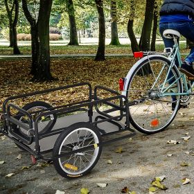 Bike Trailer (Option: Black-800x190x760 mm)