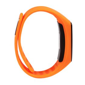 Fitness Tracker Activity Tracker Watch with Heart Rate Monitor IP67 Waterproof Smart Band Step Counter Calorie Counter Call & SMS Pedometer (Option: FitBandOrange)