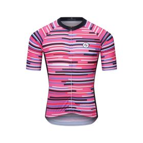 Short Sleeves New Design (Option: 3XL-Pink lines)