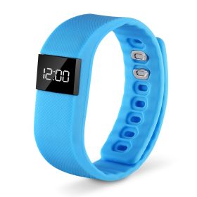 Fitness Tracker Activity Tracker Watch IP56 Waterproof Bracelet Fitness Band Sleep Monitor Pedometer Sedentary Reminder Call Message Notification (Option: ToolSmartBandBlue)