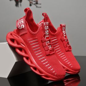 New Style Kids Shoes Boys Breathable Sports Shoes Girls Fashion Casual Shoes Kids Non-Slip Sneakers Children Running Shoes (Color: Red, Shoe Size: 33)