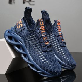 New Style Kids Shoes Boys Breathable Sports Shoes Girls Fashion Casual Shoes Kids Non-Slip Sneakers Children Running Shoes (Color: Blue, Shoe Size: 39)