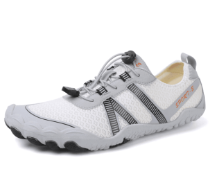 Couples fitness sneakers outdoor beach swimming shoes anti-slip wear-resistant men's and women's running shoes yoga shoes professional upstream s (Color: White, size: 41)