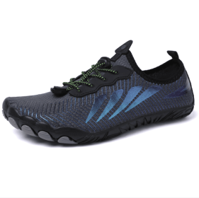 New men's and women's fitness sneakers couples outdoor beach swimming shoes (Color: BLACK, size: 36)
