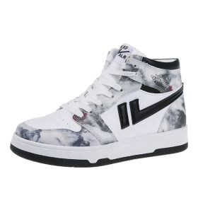 Women's new comfortable breathable fashion high top board shoes sports casual shoes (Color: GRAY, size: 35)