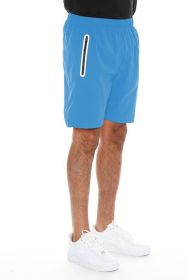 Weiv Active Sports Performance Running Short (Color: AQUA, size: L)