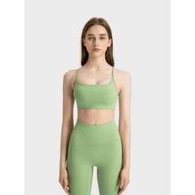 JupiterGear Crisscross Cami (Color: Yellow-Green, size: 10)