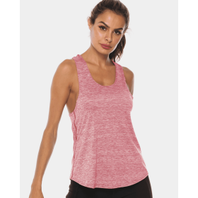 JupiterGear Scoop-Neck Long Tank Top (Color: Blush Pink, size: 4XL)