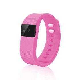 Fitness Tracker Activity Tracker Watch IP56 Waterproof Bracelet Fitness Band Sleep Monitor Pedometer Sedentary Reminder Call Message Notification (Option: ToolSmartBandPink)